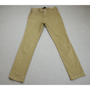 Banana Republic Pants Mens 32 x 34 Beige Slim Fit Cotton Blend Stretch Chino